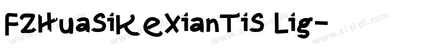 FZHuaSiKeXianTiS Lig字体转换